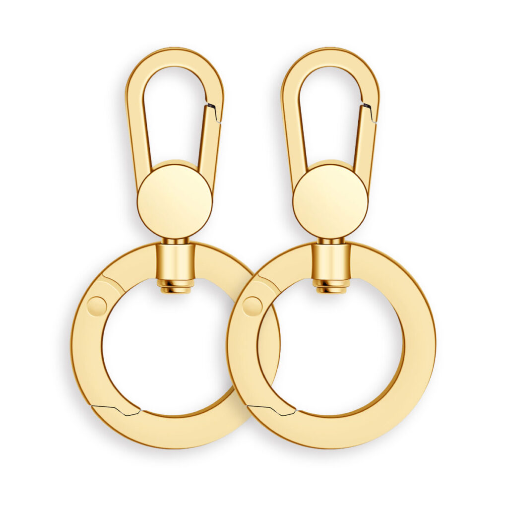 Cocovist カラビナ 360度回転 丸 小型