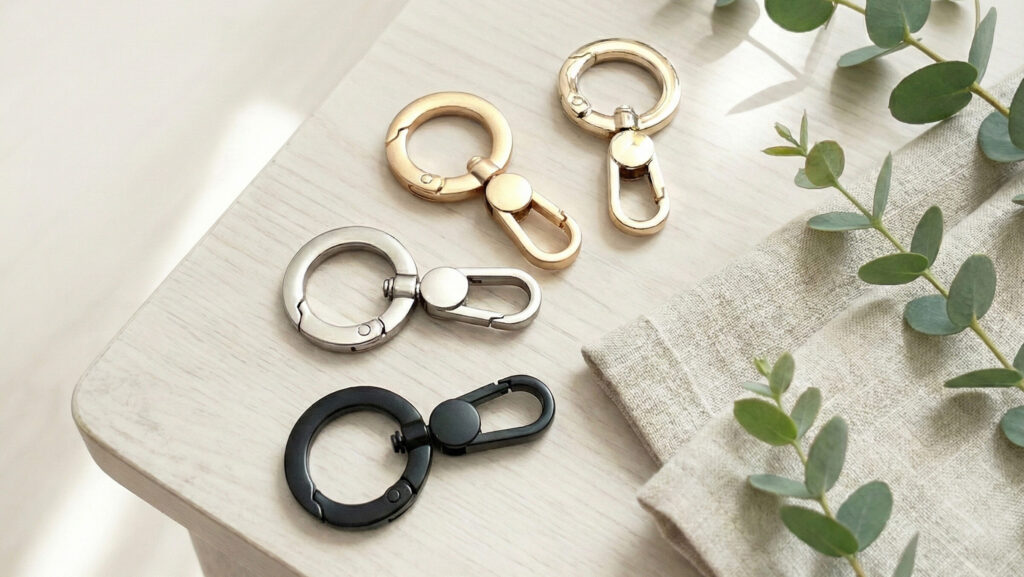 Cocovist カラビナ 360度回転 丸 小型